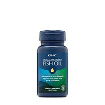 GNC 관절 피부 눈 및 심장 건강을 위한 GNC 피쉬 오일 EPA/DHA 오메가 3 1000 밀리그램 - 360 소프트젤, 30인분 (1팩)