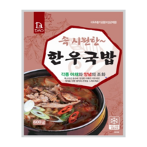 국내산 한우국밥 600g 선민식품 얼큰한 우거지 소고기 해장국, 1개