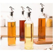 캠핑카 캠핑요리 오일소스유리병 해바라기유 식용유, 선택_원터치캡 오일유리병280ml, 상세페이지 참조