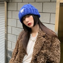 피어니스트 남녀공용 골지 니트 꽈배기 비니