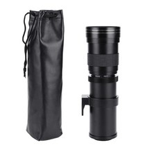 망원 렌즈 420-800mm F 8.3-16 망원 렌즈 DSLR 카메라 용 수동 줌 렌즈 (니콘 F 마운트)