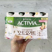 풀무원 액티비아 오트요거트 복숭아 130ml x 8 x 1개 일반포장, 종이박스포장