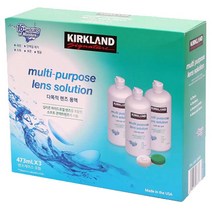 커클랜드 시그니춰 다목적 렌즈 관리 세정액 용액 473ml x 3 (Costco)
