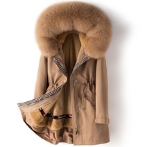 폭스 야상 패딩 퍼 여성 숏 후드 점퍼 라쿤퍼 털 모피