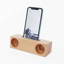스마트만족 원목 사운드 증폭 스마트폰 거치대(내추럴), 상세 참조, 상세 참조