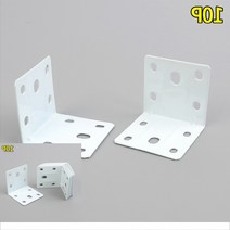 철물도매 ㄱ자앵글 싱크대댐퍼 철물점 다목적 꺽쇠 보방 공사 작업 코너철 대형 10P, 단일