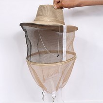 안전모 경량양봉 카우보이 모자 꿀벌 곤충 머리 그물 베일 얼굴 캡 편안한 방지, 한개옵션0