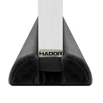 HADOR 양면 드래프트 스토퍼 소음 차단기 91.4cm36인치 문 바닥용 블랙 트윈 도어 씰 갭 세탁기 세탁 가능한 공기 106190