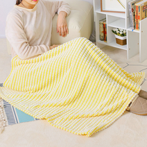 스르륵 치마담요 극세사담요 기내담요 차량용 학생 병원 사무실방한용품 120x110cm 옐로우