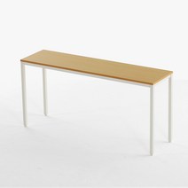 209애비뉴 제로데스크 슬림 1500x400 테이블 책상, 블랙프레임+지브라상판