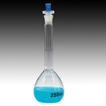 눈금표시 정말한농도 백색 삼각비이커 플라스크 학습교구 증류용 소품 실험기구, 5ml