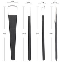 가죽 커팅 4개세트 가죽공예 절단 스카이빙 DIY 조각dc11-2a, 커팅스카이빙 UK00029