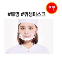 호호몰 투명 위생마스크 10개입(입가리개 조리사 마스크 김서림방지), 5set