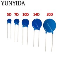 20 개/몫 배리스터 7D471K 7D431K 7D391K 7D470K, 7D391K 20pcs