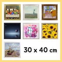 담이네 판넬형 캔버스형 보석십자수 전용 액자 30x40cm, 15. DI-551 화이트
