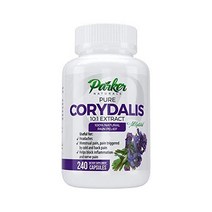 파커네츄럴스 코리달리스 현호색 뿌리 10:1 추출물 1000mg 240베지캡슐, 1개, 기본