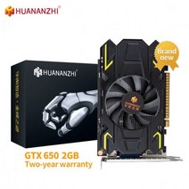 100% 새 원본 HUANANZHI GTX 650 750 TI 960 4G 그래픽 128Bit GDDR5 DVI VGA HDMI 호환 비디오 카드 Geforce 게임 컴퓨터, GTX 650 2G