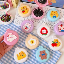 미니손거울 캐릭터 휴대용 빗 KK172, 11.넥타이호랑이, 본상품선택