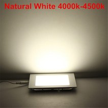 파워딜 Ac/dc 12 v/24 v 울트라 얇은 디자인 3 w 6 9w12w 15 25 led 천장 recessed 그리드 downlight 광장, 01 Natural White_06 12V 15W
