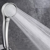 강한 물줄기 원터치 미세분사 샤워기 헤드 수압상승 셀프교체 절수 두피마사지