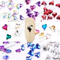 평스톤 스윗하트 6*7mm 12종 불규칙하트 오른쪽하트 하트스톤 스윗 하트파츠 (수량구매 대환영), 15번/1ea