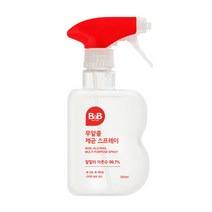 비앤비 무알콜 제균 스프레이 용기형 300ml, 5개