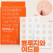 뾰루지 여드름 패치 안티나 습윤밴드 원형 54개, 원형 54개입 2팩