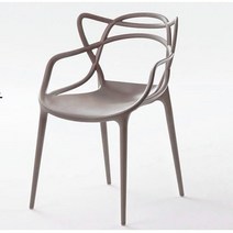 마스터체어 플라스틱 식탁 카페의자, 그레이{best}, 1개