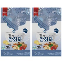 꽃샘 The 쌍화차 1+1 50T+50T 분말차 고형차