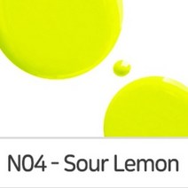 [고네일] 베씨 네온컬러 시리즈 6종 단품 베씨젤 형광 네온 젤컬러, N04 Sour Lemon