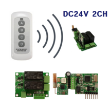 BY62 장거리 송수신 국내 KC인증 무선 리모컨 DC24V 2채널 릴레이 접점타입 각종 ON/OFF 모터제어