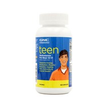 GNC 지엔씨 마일즈스톤 틴 멀티비타민 포 보이즈 12-17 120 캐플릿