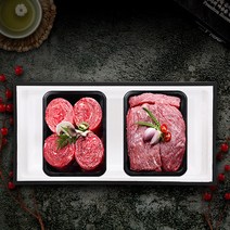 명품횡성청정한우 국내산 1등급 한우정육 실속모듬 불고기용 국거리용 각 600g 명절인사 추석선물 소고기 선물세트, 1세트