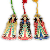 한국민예사 전통 금장 금속 책갈피 북마크 Korean bookmark 74종, 03 중전즉위