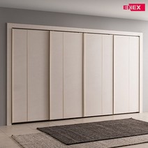 에넥스 누아 슬라이딩 붙박이장-30cm, 스톤 베이지