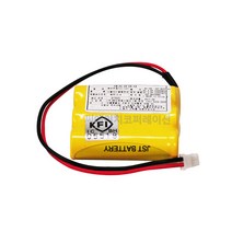 제이엔에스 소방배터리 3.6V AA600mAh(1x3)-H09L 예비전원, 1개입