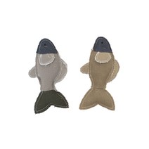 강아지 오가닉 물고기인형 장난감 QC-009 색상임의발송