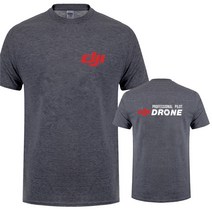Dji 전문 파일럿 드론 T 셔츠 여름 반팔 Dji 티셔츠 망 Tshirt