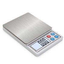 전자저울 미니저울 주방저울 정밀 전자 주방 저울 2kg 3kg0.1g lcd 디지털, 하얀, 3kg 0.1g