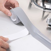 PVC 곰팡이 방수 방지 욕실 주방 차단 키친 테이프 틈새 화장실, 화이트-3.8CM X 3.2M, 1개