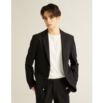 [질스튜어트 뉴욕 남성] [[22SS]] JNJA2B182BK [AIRY] 블랙 마이크로와플 셋업 자켓