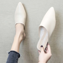 보드미 이쁜신발여성화 여자 뮬슬리퍼 데이트 모임 구두 바캉스 슈즈 코디