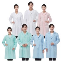 라인 파스텔 의사 가운/위생/미용/피부 마사지사/약사, DU113 (여) 파스텔블루 / 88