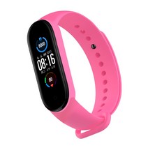 Xiaomi Mi 7 6 5 4 3 팔찌 실리콘 팔찌 손목 스트랩 MiBand 3 4 band5 band6 Smartwatch 액세서리, 19 19_02 For Mi Band 4