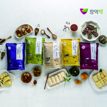 반세기 전통 창억떡 찰떡 5종 택1 - 호박인절미 모듬 녹두깨 통팥 동부, 1팩, 500g