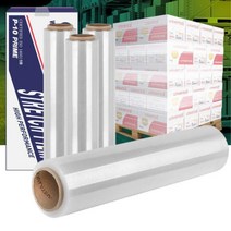 핸드 랩핑 포장 고기능랩 50cmX400M 4롤 공업용랩 창고 물류 파렛트작업