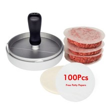 패티틀 고기틀 다짐육프레스 연육기 abs hamburger press 고기 파이 프레스, 1-언론과 종이