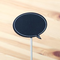 로맨틱노벰버 화분이름표 식물이름표 가든픽, 말풍선보드(중)