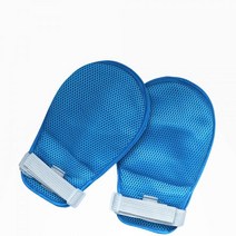 [우수제품] 긁음방지장갑 손싸개 손목억제대 시니어 노인 사지억제대 재활장갑 용품 보호장갑, 양면메쉬치매장갑B, 양면메쉬치매장갑B