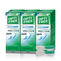 옵티프리 퓨어모이스트 렌즈세정액 420ml x 3p + 렌즈케이스 2p, 1세트